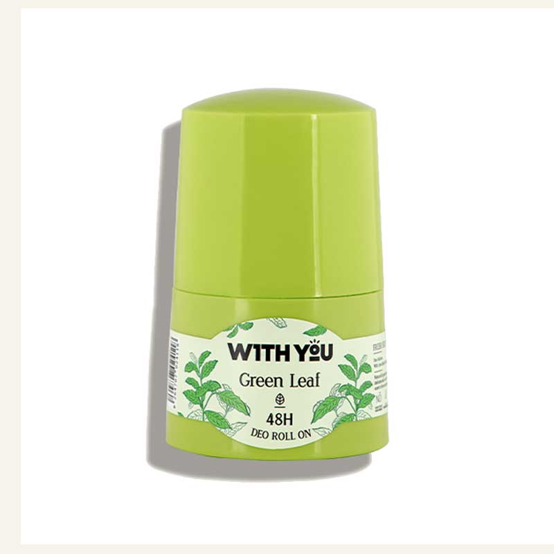 مام دئودورانت ضد تعریق ویت یو With You مدل Green Leaf