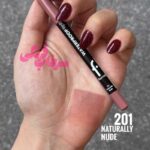 مداد لب ضد آب Waterproof فلورمار Flormar رنگ 201 Naturally Nude