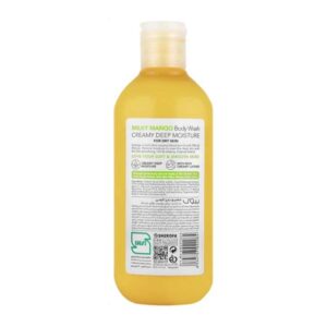 شامپو بدن کرمی بيول Biol رایحه شير و انبه مدل Milky Mango حجم 400ml
