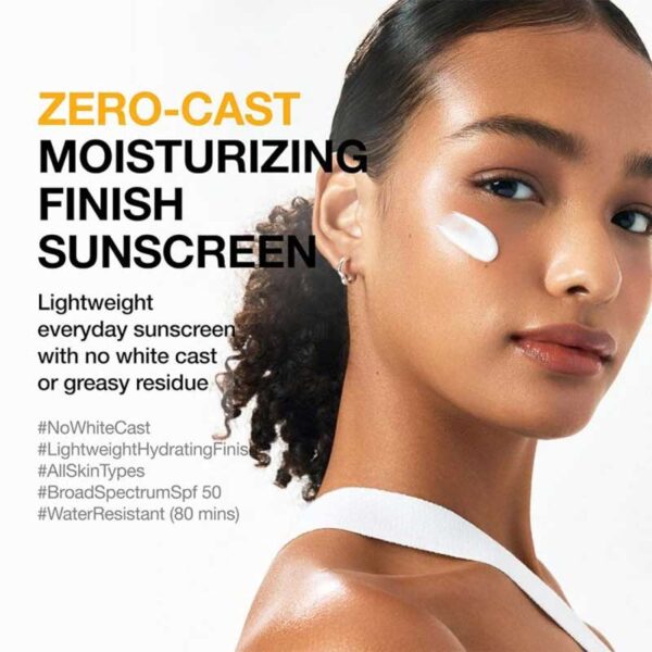 ضد آفتاب آبرسان SPF 50 آنوا Anua مدل Zeroa Cast Moisturizing Finish حجم 50ml
