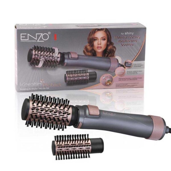 سشوار برس‌ دار چرخشی انزو ENZO مدل Keratin Protect EN-759