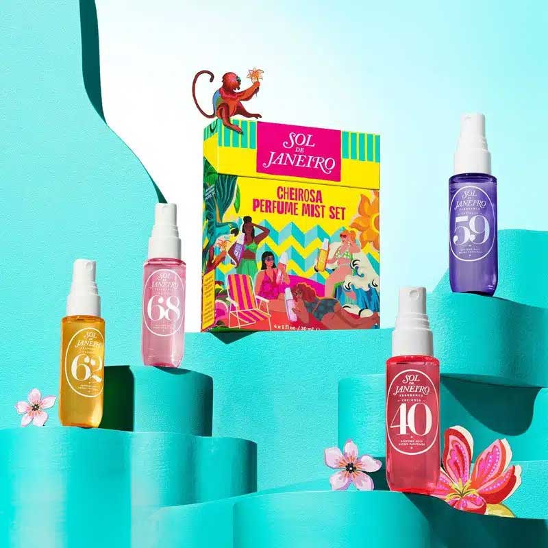 پک بادی میست سول د ژانیرو Sol De Janeiro مدل Cheirosa Perfume Mist Set