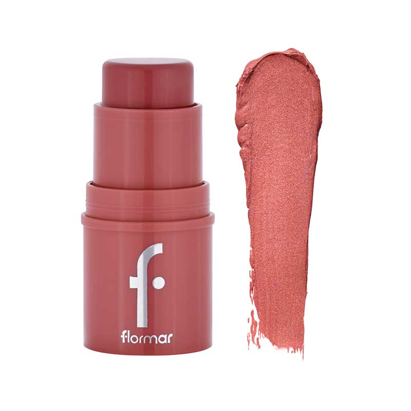 رژگونه استیکی فلورمار Flormar مدل To Go Blusher Stick رنگ 003 Rosy Bliss