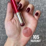 رژ لب براق گلدن رز Golden Rose مدل Sheer Bright رنگ Hazelnut 105