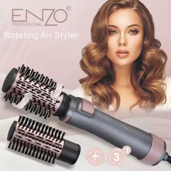 سشوار برس‌ دار چرخشی انزو ENZO مدل Keratin Protect EN-759
