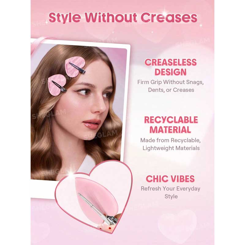 کلیپس مو شیگلم Sheglam کالکشن Cupids Charm مدل Lovely Crystal