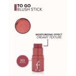 رژگونه استیکی فلورمار Flormar مدل To Go Blusher Stick رنگ 003 Rosy Bliss