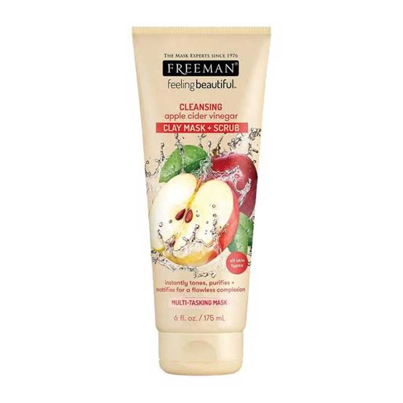 ماسک و اسکراب فریمن Freeman مدل Apple Cider Vinegar