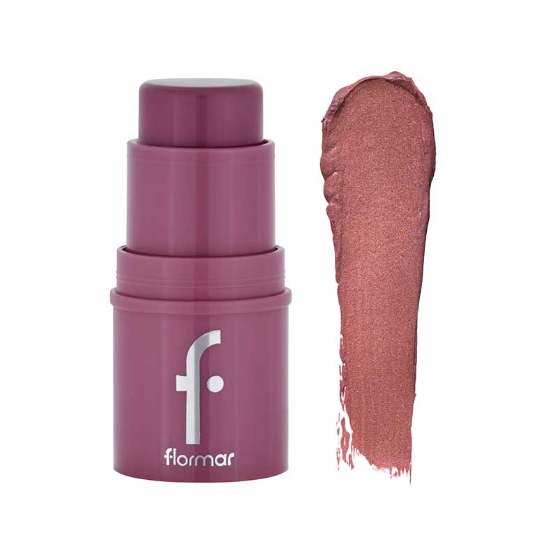رژگونه استیکی فلورمار Flormar مدل To Go Blusher Stick رنگ 005 Charming Mauve