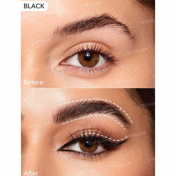 سایه و خط چشم ژلی ضد آب شیگلم Sheglam مدل Intensify Smudge Proof رنگ Black