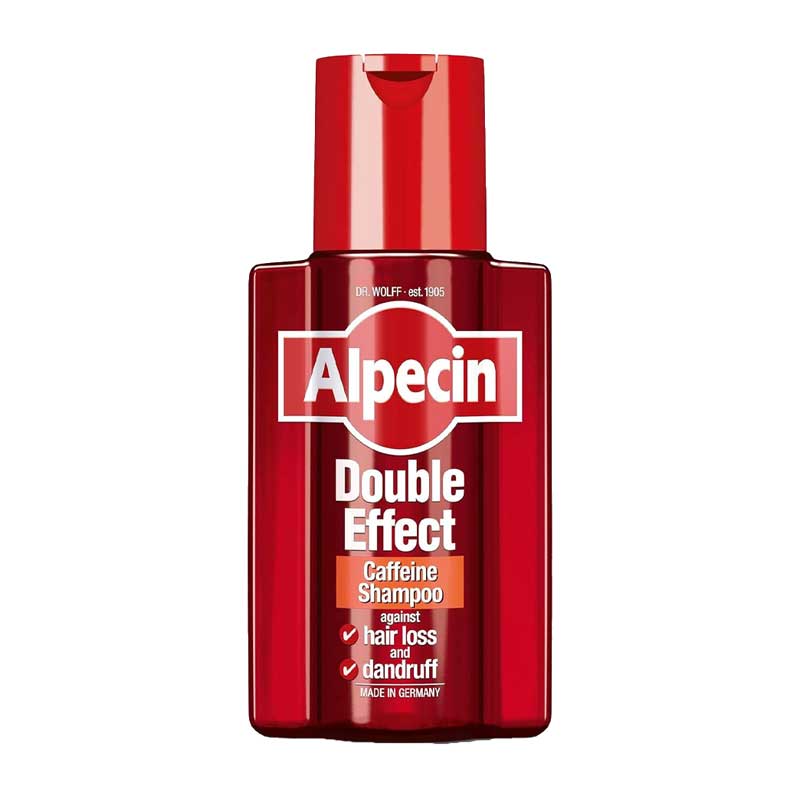 شامپو ضد ریزش و شوره مو آلپسین Alpecin مدل Double Effect حجم 200ml
