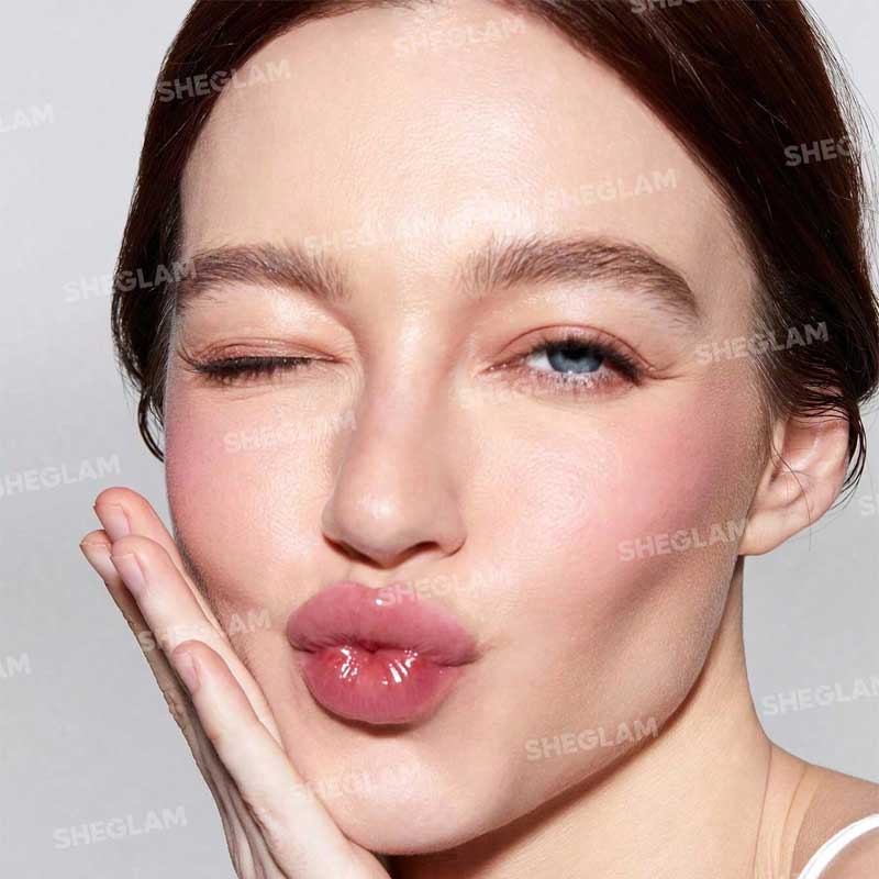 لیپ گلاس حجم‌ دهنده شیگلم Sheglam مدل Plumping Lip Gloss رنگ Ice Queen حجم 6.8g