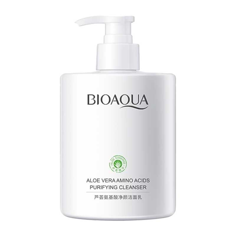 فوم شوینده صورت حاوی آلوئه ورا و آمینو اسید بیوآکوا Bioaqua حجم 500g