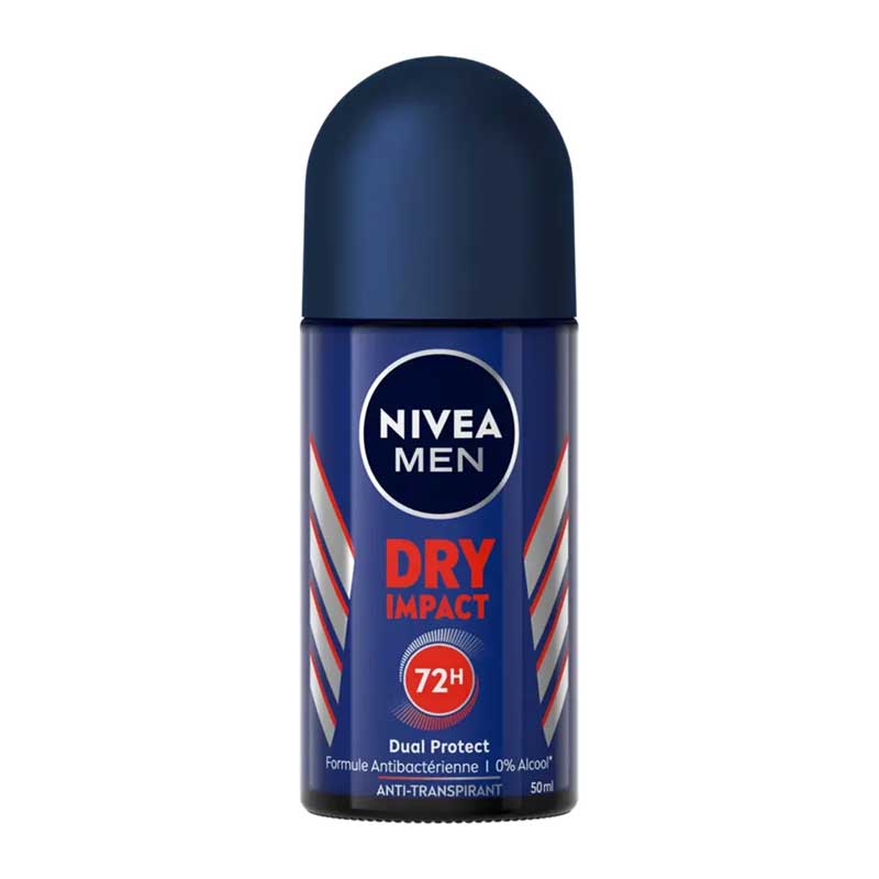مام ضد تعریق رولی 72 ساعته نیوآ Nivea مدل Dry Impact حجم 50ml