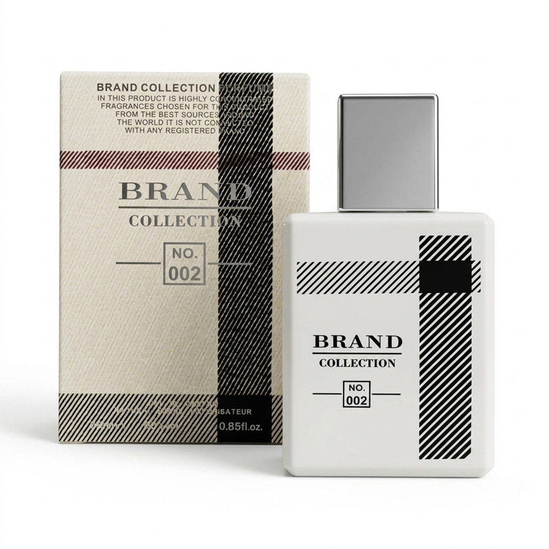 ادکلن برند کالکشن Brand Collection رایحه بربری لندن کد 002 حجم 25ml
