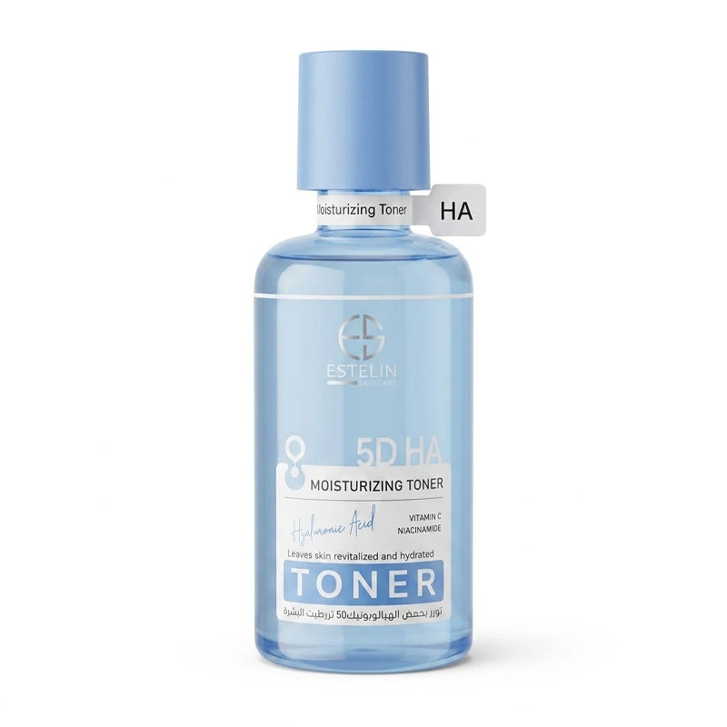 تونر مرطوب کننده استلین Estelin مدل Moisturizing Toner حجم 400ml