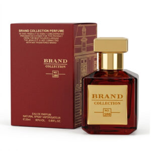 ادکلن برند کالکشن Brand Collection رایحه باکارات رژ قرمز کد 380 حجم 25ml