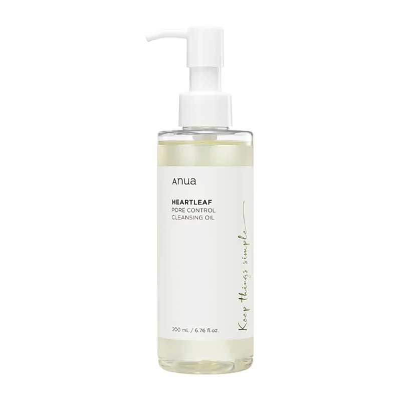 روغن پاک کننده و کنترل منافذ آنوا Anua مدل Heartleaf حجم 200ml