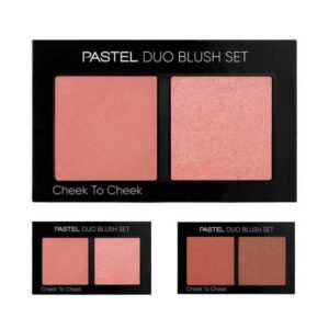 پالت رژگونه دو عددی پاستل Pastel مدل Cheek To Cheek
