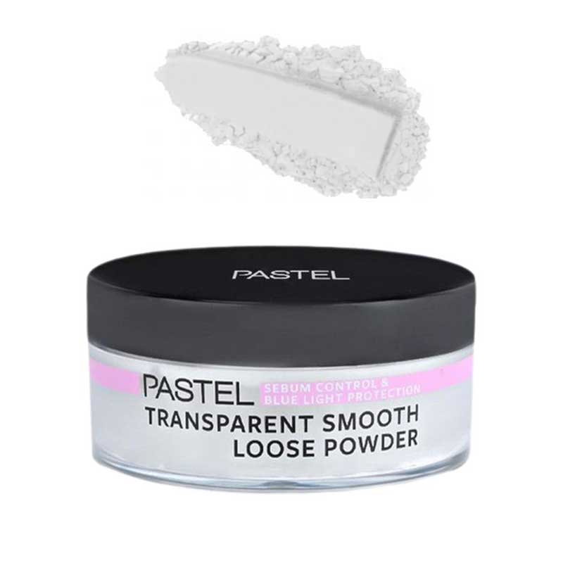 پودر بیک پاستل Pastel مدل Smooth Loose Powder رنگ 100 Transparent White