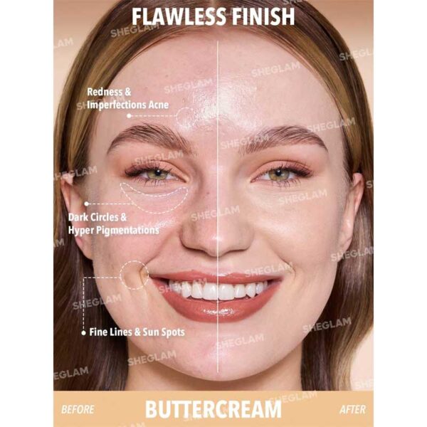 تخفیف ویژه کرم پودر استیکی شیگلم مدل Skin Magnet High Coverage Foundation