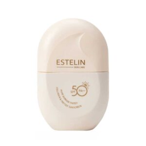 کرم ضد آفتاب رنگی SPF50 حاوی کلاژن و پپتاید استلین Estelin مدل Pore Barrier Tinted حجم 60g