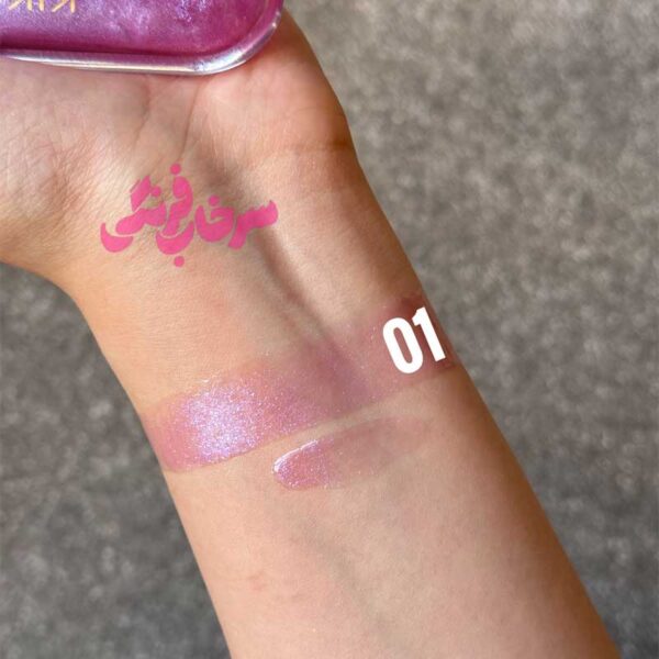 لیپ گلاس کیکو Kiko مدل 3D Hydra Lipgloss Limited Edition رنگ 01 Gold Reflections