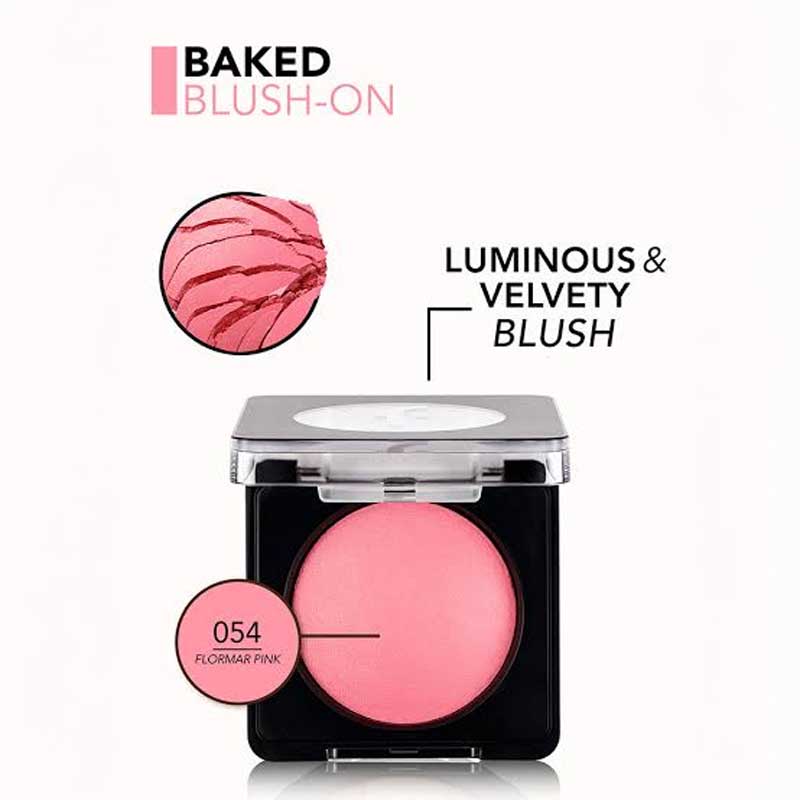 رژگونه تراکوتا فلورمار Flormar مدل Baked Blush On کد 054 Flormar Pink