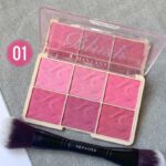 پالت رژگونه 6 رنگ Chanlanya Professional Makeup