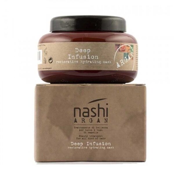 ماسک مو آرگان عمیق داخل حمام ناشی Nashi مدل Argan Deep Infusion حجم 1000ml
