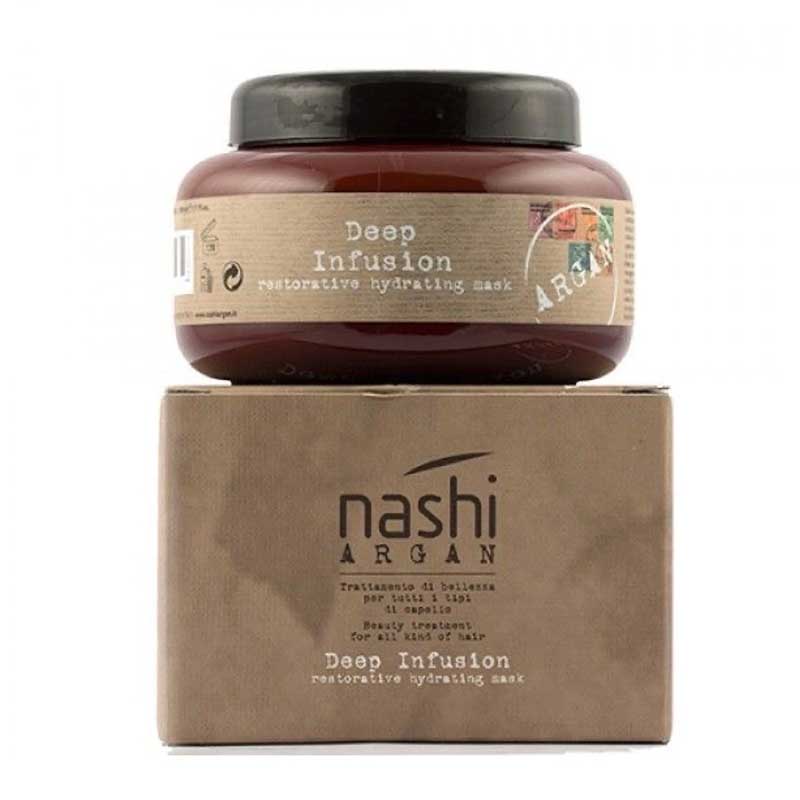 ماسک مو آرگان عمیق داخل حمام ناشی Nashi مدل Argan Deep Infusion حجم 1000ml