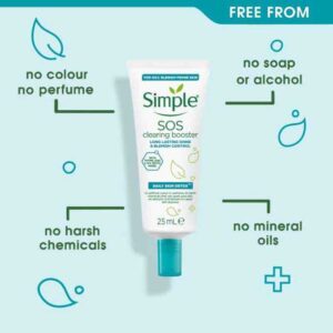 ژل ضد جوش اورژانسی سیمپل Simple مدل SOS Clearing Booster حجم 25ml