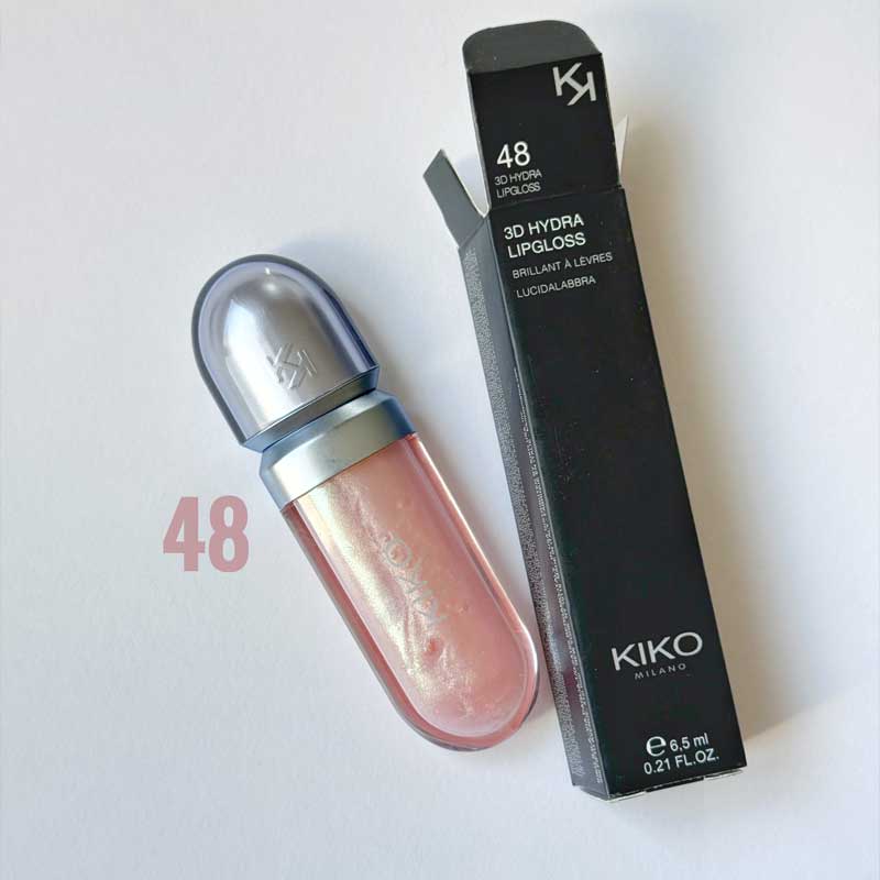 لیپ گلاس کیکو Kiko مدل 3D Hydra Lipgloss کد 48 (های کپی)