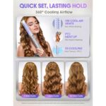 دستگاه فر کننده مو شیگلم Sheglam مدل One Touch Airflow Styler Pro سایز 1.25mm