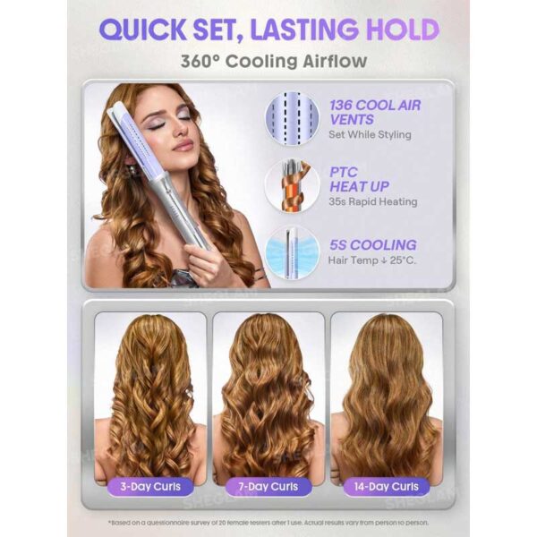 دستگاه فر کننده مو شیگلم Sheglam مدل One Touch Airflow Styler Pro سایز 1.25mm