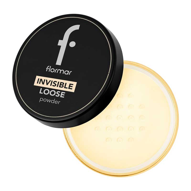 پودر فیکس فلورمار Flormar مدل Invisible Loose Powder رنگ Banana Yum