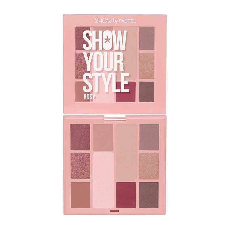 پالت سایه پاستل Pastel مدل Show Your Style رنگ Rosy 465