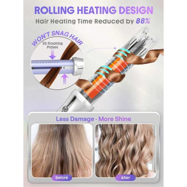 دستگاه فر کننده مو شیگلم Sheglam مدل One Touch Airflow Styler Pro سایز 1.25mm