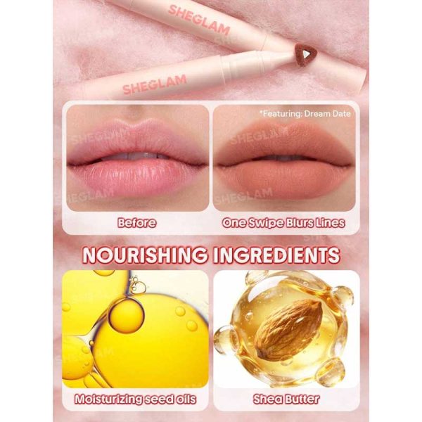 رژلب پد دار بلوری شیگلم Sheglam مدل Marshmallow Puff Lip Blur