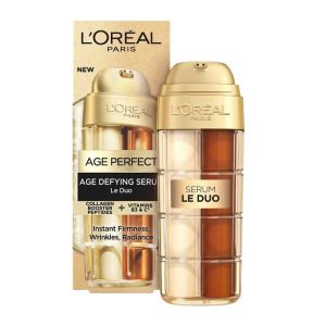 سرم جوانساز و روشن کننده لورال Loreal مدل Age Perfect Duo حجم 30ml