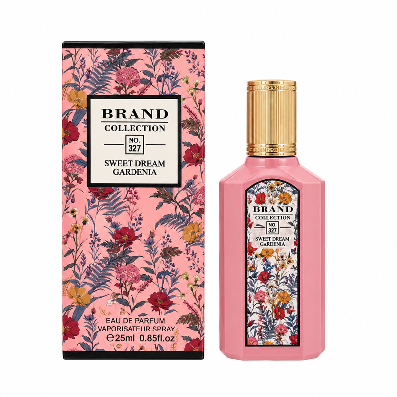 ادکلن برند کالکشن Brand Collection رایحه گوچی فلورا گورجس گاردنیا کد 327 حجم 25ml