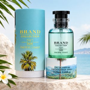 ادکلن برند کالکشن Brand Collection رایحه لویی ویتون پسیفیک چیل کد 528 حجم 25ml