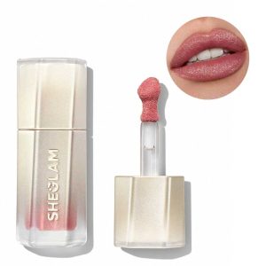 رژ لب مایع گلیتری شیگلم Sheglam مدل Stardust Swipe Glitter Liquid Lipstick رنگ 137 Cosmic Pink