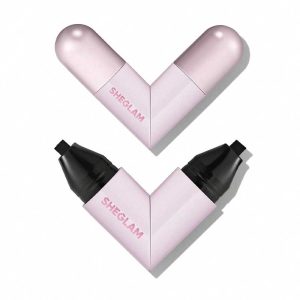 خط استامپی دو سر شیگلم Sheglam مدل Insta Wing Heart Stamp Eyeliner