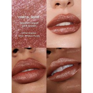 رژ لب مایع گلیتری شیگلم Sheglam مدل Stardust Swipe Glitter Liquid Lipstick رنگ 525 Orbital Glow