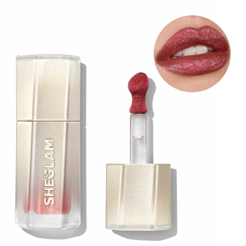 رژ لب مایع گلیتری شیگلم Sheglam مدل Stardust Swipe Glitter Liquid Lipstick رنگ 417 Twinkle Rush