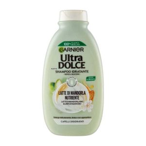 شامپو مو حاوی شیر بادام و شیره آگاو گارنیر Garnier مدل Ultra Dolce Latte di Mandorla Nutriente حجم 300ml