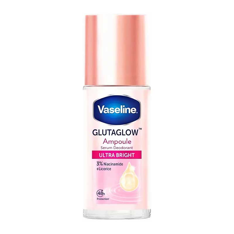 مام رول ضد تعریق وازلین Vaseline سری Glutaglow مدل Ultra Bright حجم 45ml