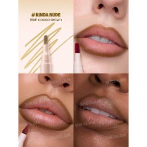 خط لب مایع شیگلم Sheglam مدل True Stain Liquid Lip Liner رنگ 014 Kinda Nude