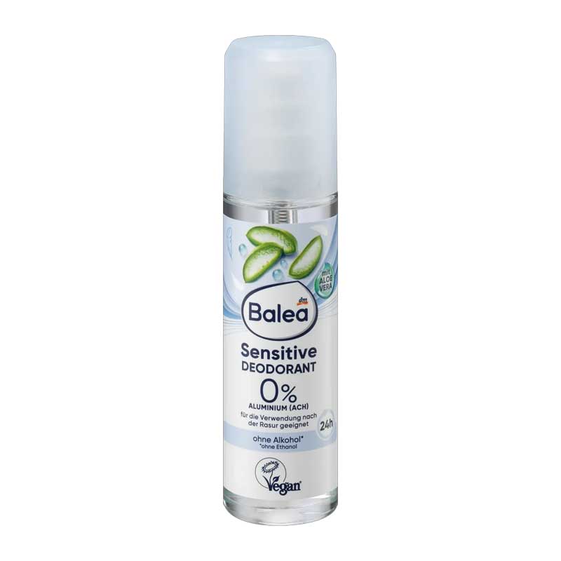 اسپری دئودورانت فاقد آلومینیوم باله آ Balea مدل Sensitive Deodorant حجم 75ml